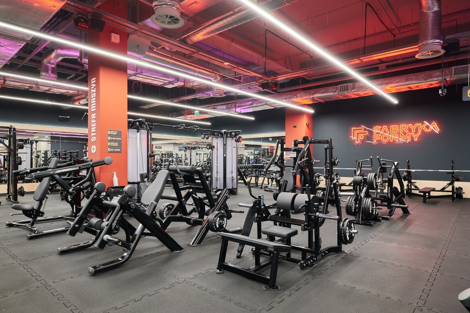 Fabryka Formy Rybnik Plaza strefa maszyn